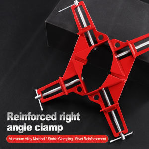 1pc/4pcs 90 Degree Angle Clamps Carpentry Frame DIY Glass Clamps Angle Clamps Hand Tools Degree Toggle Clamps for Woodworking