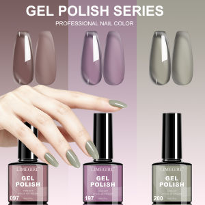 limegirl | LIMEGIRL 3pcs Gel Nail Polish Set Brown Series Vernis Semi-Permanent Soak Off UV Gel Polish Varnish Kit for Nail Art DIY Design