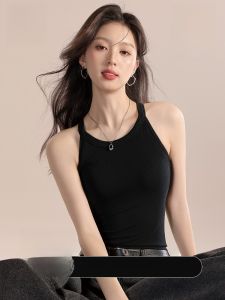 MiiOW | Áo ba lỗ không tay cổ treo MiiOW dành cho nữ mùa hè thiết kế mới thời trang có đệm ngực Áo khoác ngoài Áo ba lỗ không tay