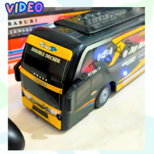 OG Mainan Jetbus RC Basuri Baterai Charge Telolet DM20