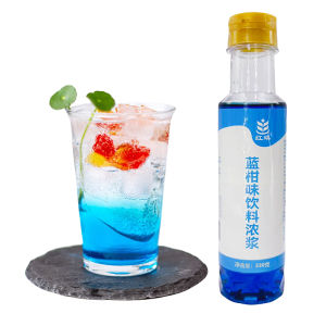 HONGQI | Blue Curacao Syrup for Drinks Mint Rose Pomegranate Elderflower Multiple Flavors Small Bottle