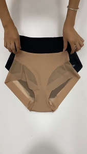 High Waist Tummy Control Panties – Lightweight & Breathable Pure Cotton Crotch Antibacterial Hip-Lifting Large Size Briefs for Ladies