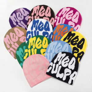 Winter Warm New Knitting Beanies Hat Men Women Paragraph Cap Mea Culpa Y2k Warm Fashion Hundred Take Cold Cap for Women Hats