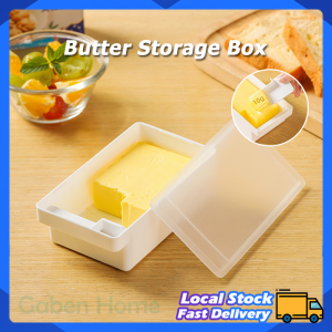 Butter Cutting Storage Box with Cover Fresh-Keeping Box Container Refrigerator Kitchen Butter Cheese Box 黄油盒