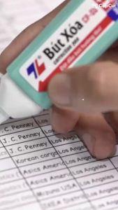 Bút Xóa Thiên Long CP-02 chính hãng Thiên Long - mực ra đều không bị tắc