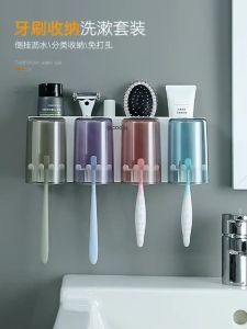 Kệ Để Bàn Chải Kem Đánh Răng ECOCO 2 Cốc 3 cốc 4 Cốc Gía Để Đồ Nhà Tắm ECOCO Cao Cấp Không Cần Khoan Tường( ảnh thật ở cuối )