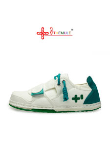 THEMULE | Ugly Cute Big Head Canvas Shoes with Hook and Loop Fastener
