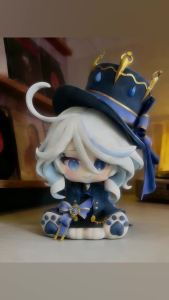 Bandai | Adorable Furina Kitty Anime Game Peripheral Models Trendy Toys Anime Figurines Table Decorations and Birthday Gifts