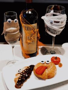 Cốc Đựng Đồ Uống Halloween Có Mi Mắt Lớn Dễ Thương Trang Trí Bằng Vải Bông Dùng Để Chụp Ảnh Trang Trí Thủ Công DIY