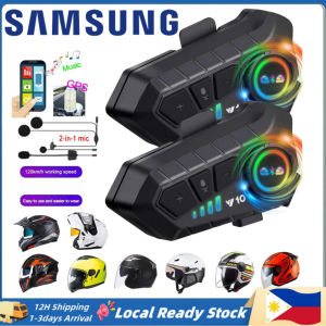 Samsung Motorcycle Helmet Wireless Bluetooth Headset 5.3 Waterproof AI Assistant HI-FI Sound Quality One-Click Call Music Player