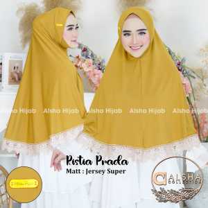 ristia prada alsha ristia dagu renda mewah jilbab instan bergo premium