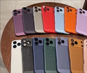 อุปกรณ์ป้องกันเลนส์ในตัวสำหรับ Apple iPhone 17 Pro เคสพลาสติกระบายความร้อนแบบบางระบายอากาศได้ดีเคสครอบโทรศัพท์