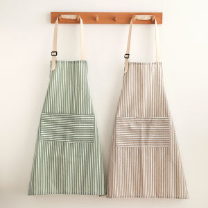 Lightweight Breathable Cotton Linen Apron for Kitchen