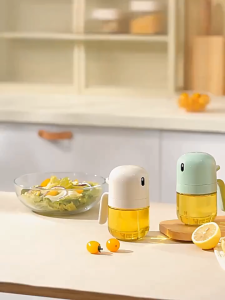 [Loveme258]Household oil spray bottle spray atomised mist small oil pot kitchen leakproof oil can air fryer spray oil bottle喷油壶