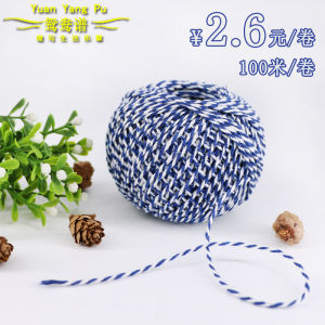 เชือกผูกขนมเปี๊ยะสีสันสดใส ผ้าฝ้าย ชุดเชือกผูกขนมเปี๊ยะ DIY อุปกรณ์งานฝีมือ เครื่องประดับเชือกผูกขนมเปี๊ยะ