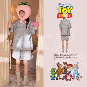 GONGDIE | Cooling Summer Cotton Pyjama Set
