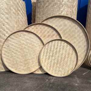 Yisheng | Bamboo Steaming Tray Round Shape Fine Holes