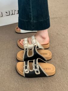 YX | Thick Soled Dual Strap Women Slides 2026 Summer