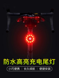 Mountain Bike Tail Light Night Ride Cycling Flash Light Children Balance Road Bike Decoration Warning Light Micro-USB Charging