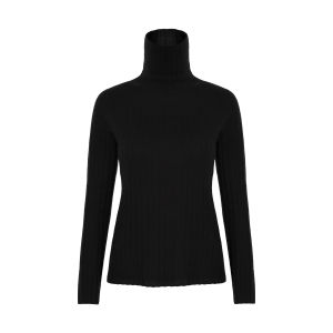 Lazy Style High Neck Soft Profile Cashmere Sweater