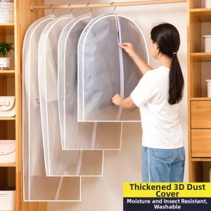 Dustproof Waterproof Transparent 3D Clothes Storage Bag