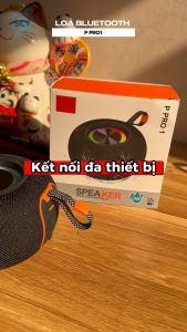 ( SALE 50% ) Loa Bluetooth Không Dây P PRO 1 - Âm Thanh Chất Lượng Cao  Kết Nối Nhiều Thiết Bị  Hỗ Trợ USB  AUX - Lỗi 1 Đổi 1