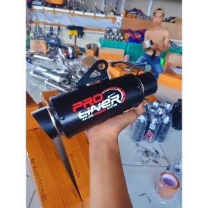 Knalpot Proliner Hitam Silencer Untuk Semua Jenis Motor Silincer