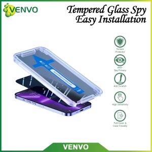 VENVO - Tempered Glass Spy Easy Installation Iphone 6 Plus 7 Plus 8 Plus X XS XR XS MAX 11 11 Pro 11 Pro Max 12 12 Pro 12 Pro Max 13 13 Pro 13 Pro Max 14 14 Plus 14 Pro 14 Pro Max 15 15 Plus 15 Pro 15 Pro Max 16 16 Plus 16 Pro 16 Pro Max