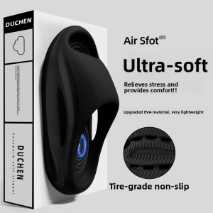 MONLEYTA | Mens Summer Home Indoor Anti-Slip Odor-Resistant Thick Bottom Slip-On Sports Slippers Comfortable EVA Material Easy To Wear