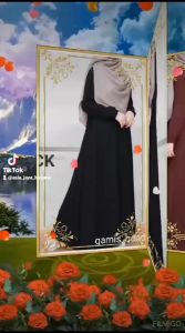 DRESS GAMIS SYARI POLOS / GAMIS WANITA TERBARU