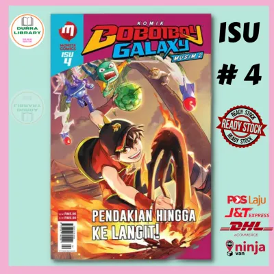 Komik BoBoiBoy Galaxy Musim 2 : Isu 4 “PENDAKIAN HINGGA KE LANGIT!”
