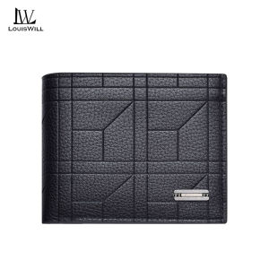 LouisWill Mens Short Wallet Soft PU Short Wallet Multi-Functional Wallet Large Capacity Purse Multi-Card Position ID Credit Cards Holders Casual Fashion Bag Business Wallets
