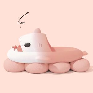 TKGirl ฉลามน่ารัก รองเท้าแตะสลิปเปอร์ สวยเก๋เท่ห์กันลื่น ใส่ในร่มและกลางแจ้ง