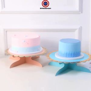 1 Tier Cup Cake Stand Cupcake Muffin Tray Cardboard Holders Cake Stand For Birthday Baby Shower Party