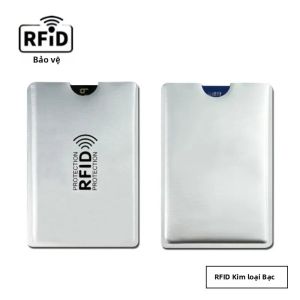 EELHOE | Vỏ Bọc Thẻ RFID NC Chống Quét Chống Từ Tính Lá Nhôm Bảo Vệ Thẻ Tín Dụng Vỏ Bảo Vệ Di Động