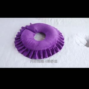 Flower Shape Facial Massage Sleeping Pillow for Beauty Salon Spa Bed Facial Massage Pillow with Hole Beauty Massage Tool
