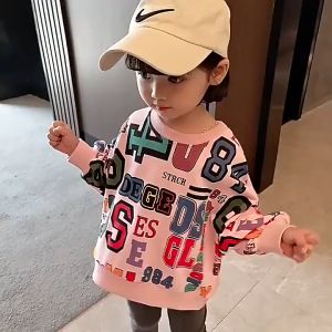Baju Setelan Anak Perempuan 1-6 Tahun / Setelan Kaos Anak Perempuan Sweater / Kids Long Sleeve Suit / Setelan Anak Perempuan
