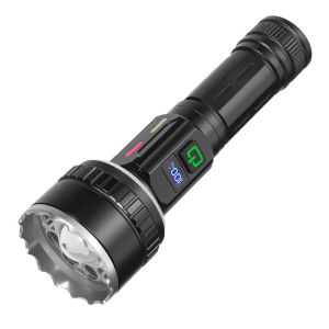 ESMARTER | Outdoor Multi-Functional High-Brightness LED Flashlight with Super Long Battery Life Magnetic Base And White Laser Work Light