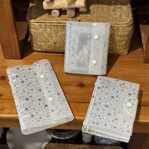 Milk White Stars Notepad A7