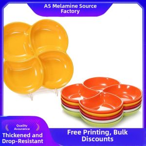 Compartmentalized Plastic Serving Tray
