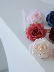 9Head Artificial Roses Bride Wedding Home Decor Holding Roses Bouquet of Large Roses Artificial Rose