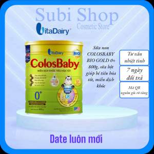 Sữa Vitadairy Colosbaby Bio gold 0+1+2+ 800g