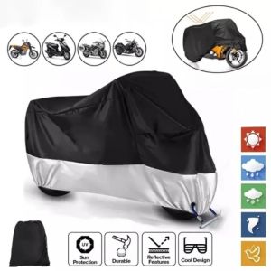 3 Layers Thickened Motorcycle Cover Waterproof Motor Cover All Season Universal Weather