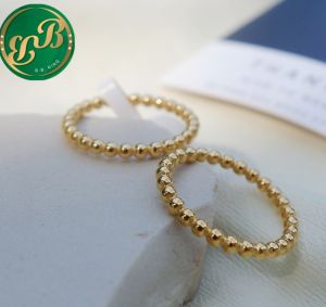 BBแหวนสแตนเลสลายกลมขนาด2mmมีsize5ถึง9us