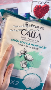 Bông Tẩy Trang Calla Bông Bạch Tuyết Siêu Mềm Mịn Sạch Sâu Cấp Ẩm An Toàn Cho Da