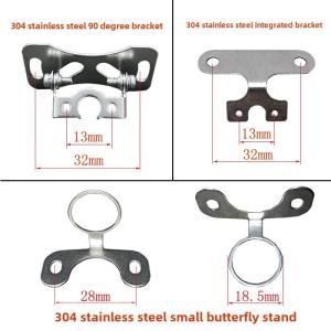 Adjustable 304 Stainless Steel Car Rear View Camera Bracket Universal Mount 90 Degree Fixed Automobile Rear Vision Specialty Rack