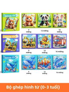 TONGMUXING | Bộ Ghép Hình 3D Từ Tính Giáo Dục Montessori