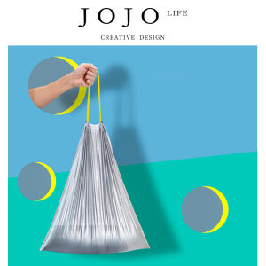 Thickened Drawstring Home Use Trash Bags Automatic Closure Handheld Large Size Garbage Bags Household Cleaning Tools