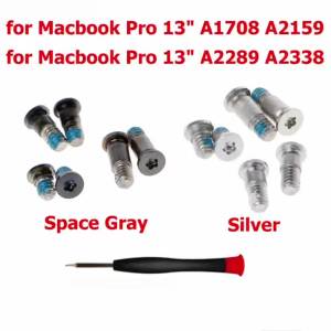New Silver Space Gray Bottom Case Screw Screws For Macbook Pro A1708 A2159 A2289 A2338