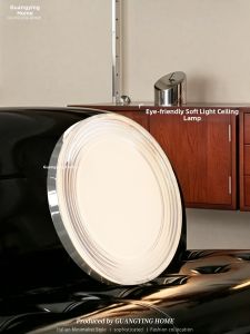 Modern High-End Water Ripple Circular Ceiling Light